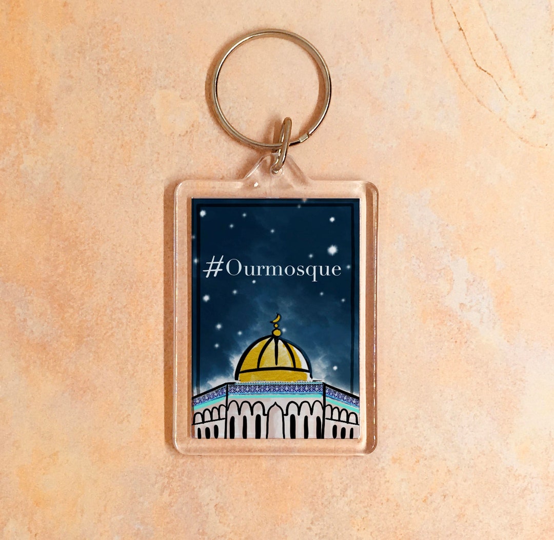 Mosque Keychain Masid Al Aqsa Keyring, Free Palestine Keychain, Eid Gift Keyring, Quran ...