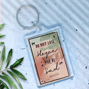 Quran keychain, Quran art, Allah gift, Boho art, Islamic gift, Muslim Keyring, Quran, Muslim quote, Sunnah, Muslimahart, gift Muslim friend