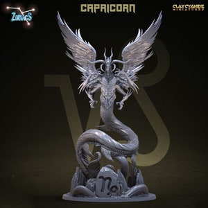 Znak zodiaku Koziorożec miniatura | Postać zodiaku Koziorożca | Prezent astrologiczny | dla D&D 5e, Pathfinder i innych gier RPG | 32mm | 75mm