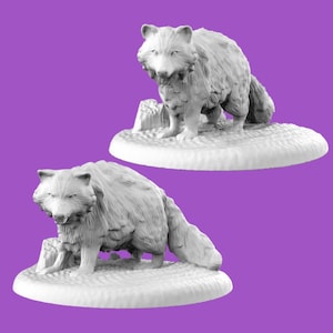 Raccoon Miniature | Racoon Miniature | Beast for RPGs like D&D or Pathfinder | 28mm