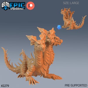Miniatura dell&#39;idra | Miniatura dell&#39;Idra del Dungeon | per D&D 5e, Pathfinder e altri giochi di ruolo | 28 mm | Miniature EPICHE