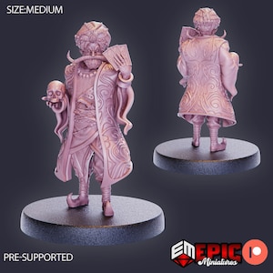 Fortune Teller Miniature | Shady Fortune Teller Miniature | for D&D 5e, Pathfinder and other RPG&#39;s | 28mm | EPIC Miniatures