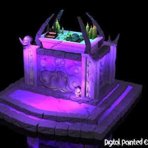 Miniature de l’autel sombre | Miniature de l’autel sombre | terrain | RPG de table comme D&D ou Pathfinder | 28mm
