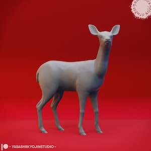 Deer miniature | Deer Miniature | for D&D 5e, Pathfinder and other RPG&#39;s | 32mm