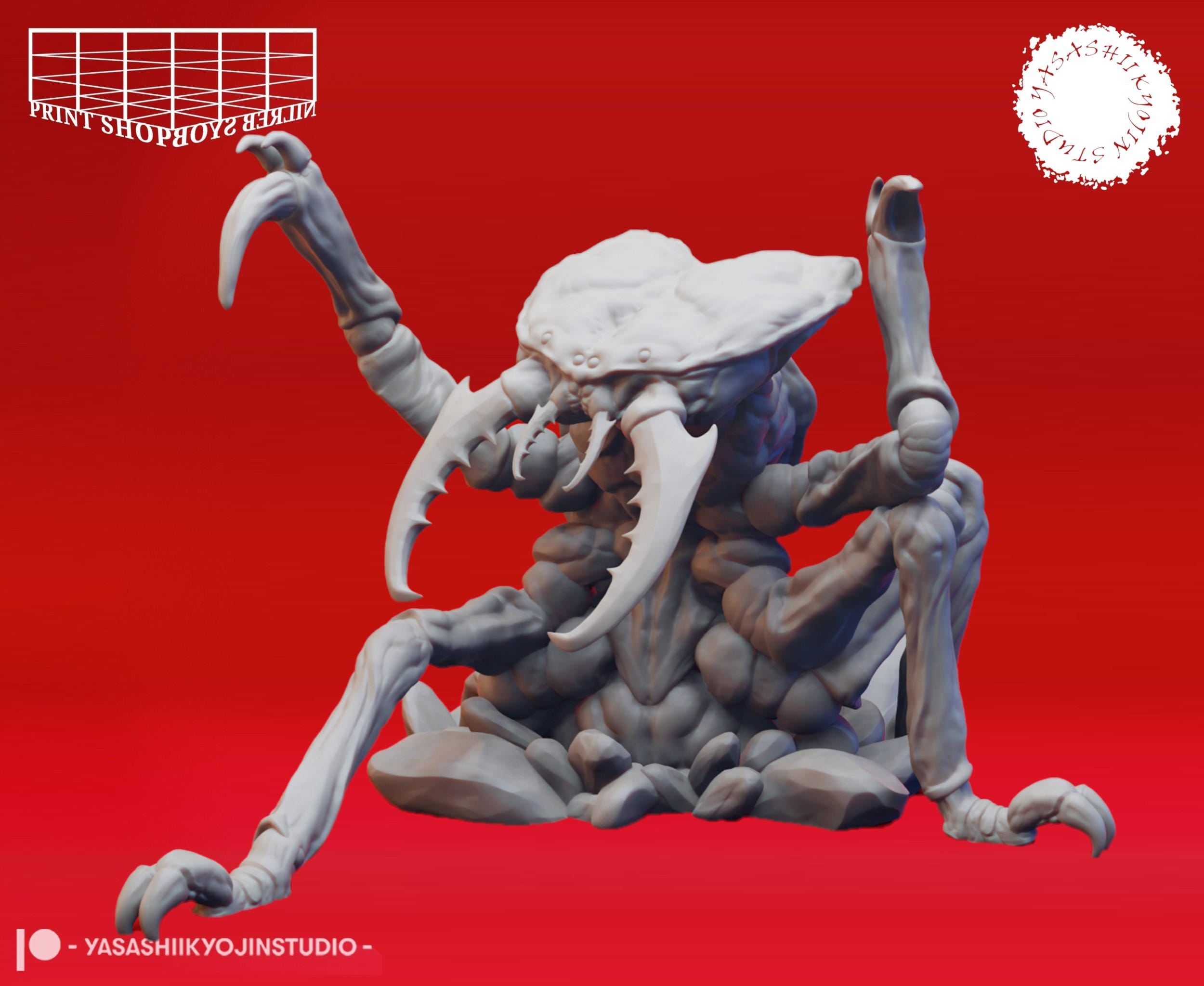 Ankheg Miniature Set | Large Monstrosity Ankheg Figure Pack | Iconic ...