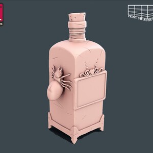 Witch Miniature Set | for D&D, Pathfinder and other RPG's | 32mm | STL miniatures Spiderpoison Bottle