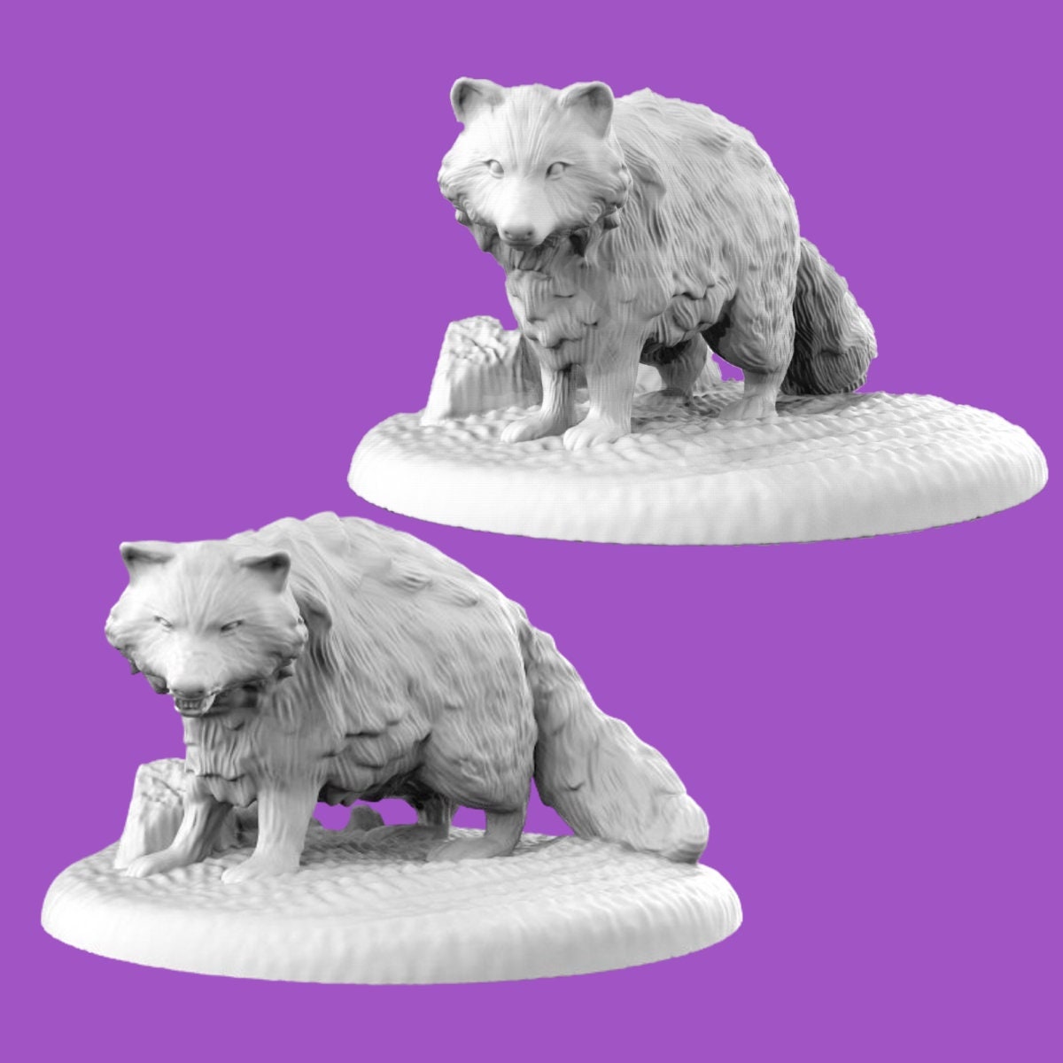 Raccoon Miniature | Racoon Miniature | Beast for Rpgs Like D&D or