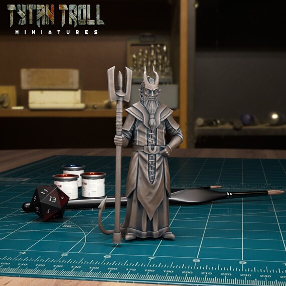 Ailé Erdkoloss Miniature Ombre Moth pour Ttrpg Comme D&d 5e Pathfinder