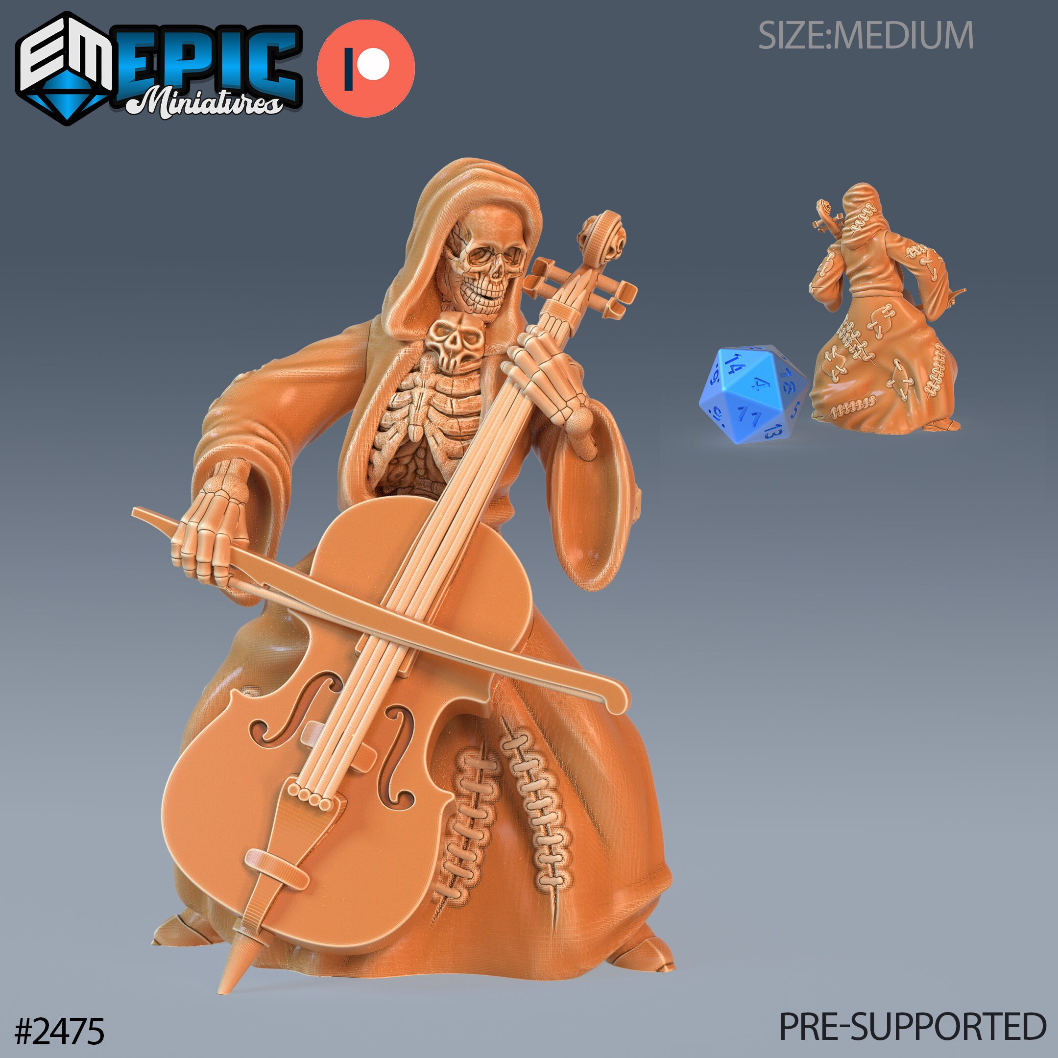 Skeleton Cello picture
