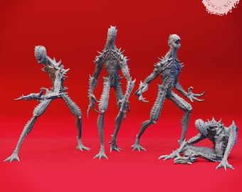 Needle Plague Miniature Set | Needle Blight Figure Pack | Forest Encounters | Monsters for D&D 5e, Pathfinder and other RPG's | 32mm | 54mm