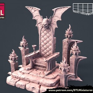 Vampire | Vampire Set | Tabletop Miniatures | STL Miniatures | 32mm | for RPGs like D&D or Pathfinder Throne