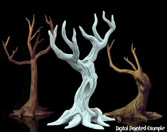 Dead Trees Set Miniature | Death Tree Set Miniature | terrain | Tabletop RPGs like D&D or Pathfinder | 28mm