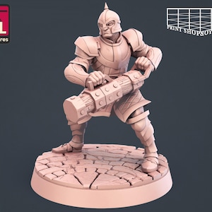Miniatura Stormtrooper | Miniatura Guard Ram | Cittadini | PNG | 32 mm | per giochi da tavolo moderni