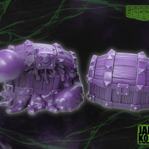 ミミック宝箱ミニチュア |ミミック宝箱セット ミニチュア | D&D 5e、パスファインダー、その他の RPG 用