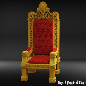 Throne Miniature | Throne Miniature | teren | Gry RPG takie jak D&D czy Pathfinder | 28 mm