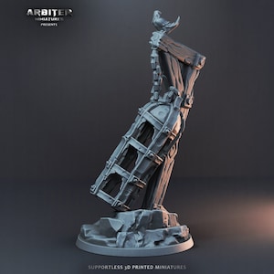 Empty Cage Miniature | Empty Cage Miniature | for D&D 5e, Pathfinder and other RPGs | 28 mm
