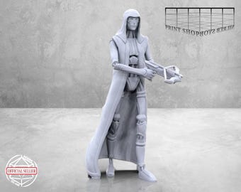 Warforged Magesmith Miniature | Warforged Artificer Miniature | Heroic Character | Tabletop RPGs like D&D or Pathfinder | 28mm