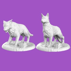 Dog Miniature | Dog Miniature | Beast for Tabletop RPGs like D&D or Pathfinder | 28mm