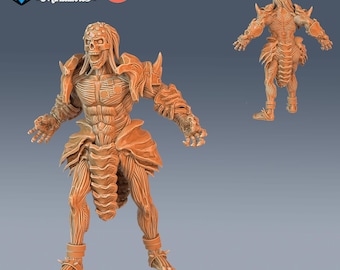 Flesh Golem Miniature | Flesh Golem Attack Miniature | for D&D 5e, Pathfinder and other RPG's | 28mm | EPIC Miniatures