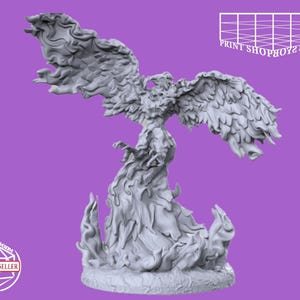 Phoenix miniatuur | Phoenix Miniatuur | Tabletop RPG's zoals D&D of Pathfinder | 28 mm