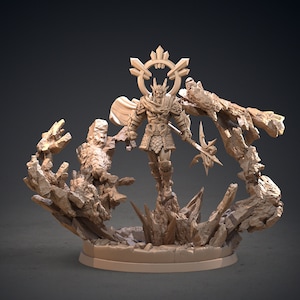 Gaia God of Earth Miniature | Gaia God of the Earth Miniature | for D&D 5e, Pathfinder and other RPG&#39;s | 32mm