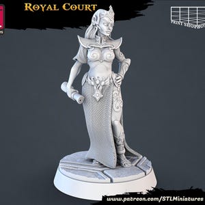 Princess Miniature | Princess Miniature | Townsfolk | NPC | 32mm | for modern tabletop games
