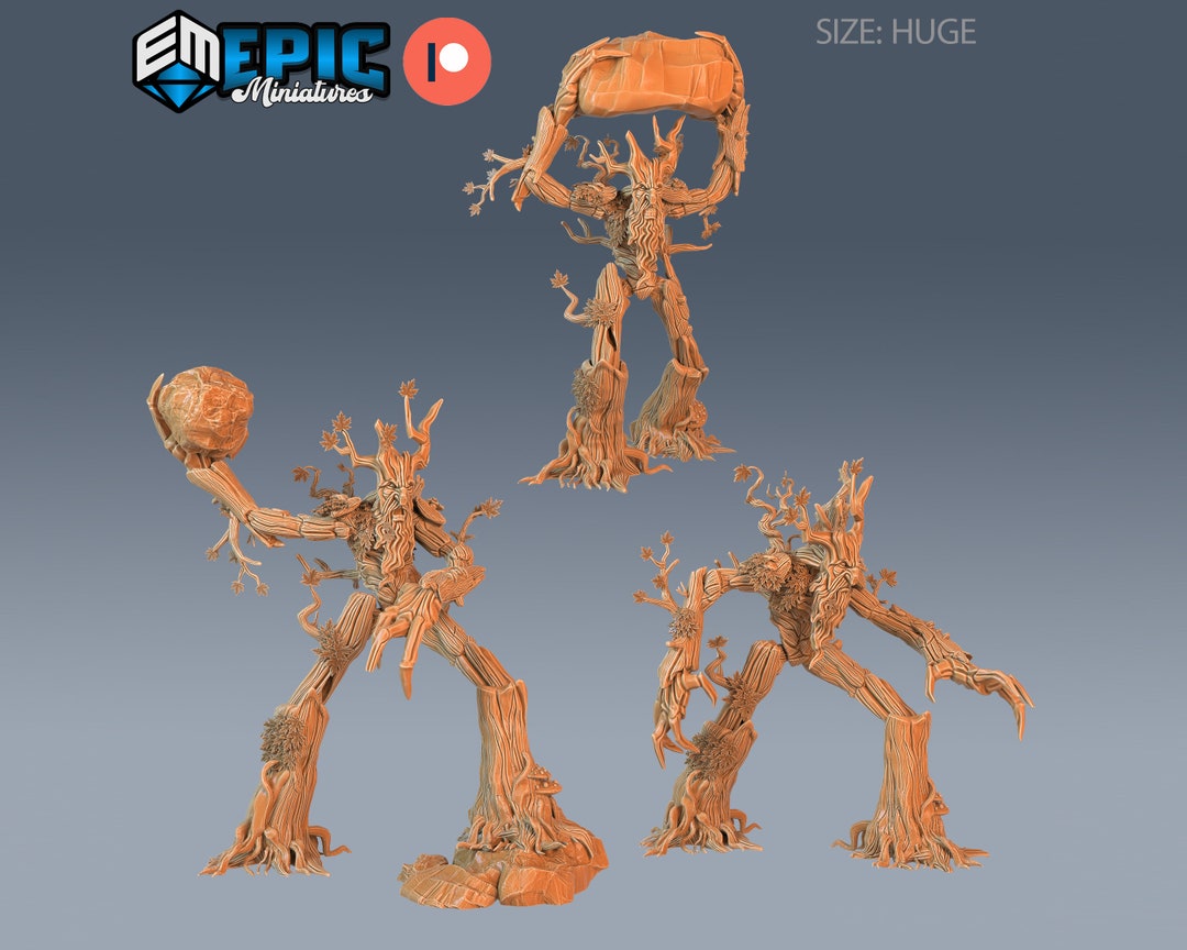 Tree Shepherd Set Miniature | Treant Miniature Pack | for D&D 5e ...
