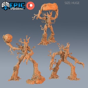 Tree Shepherd Set Miniature | Treant Miniature Pack | for D&D 5e, Pathfinder and other RPG&#39;s | 28mm | EPIC Miniatures