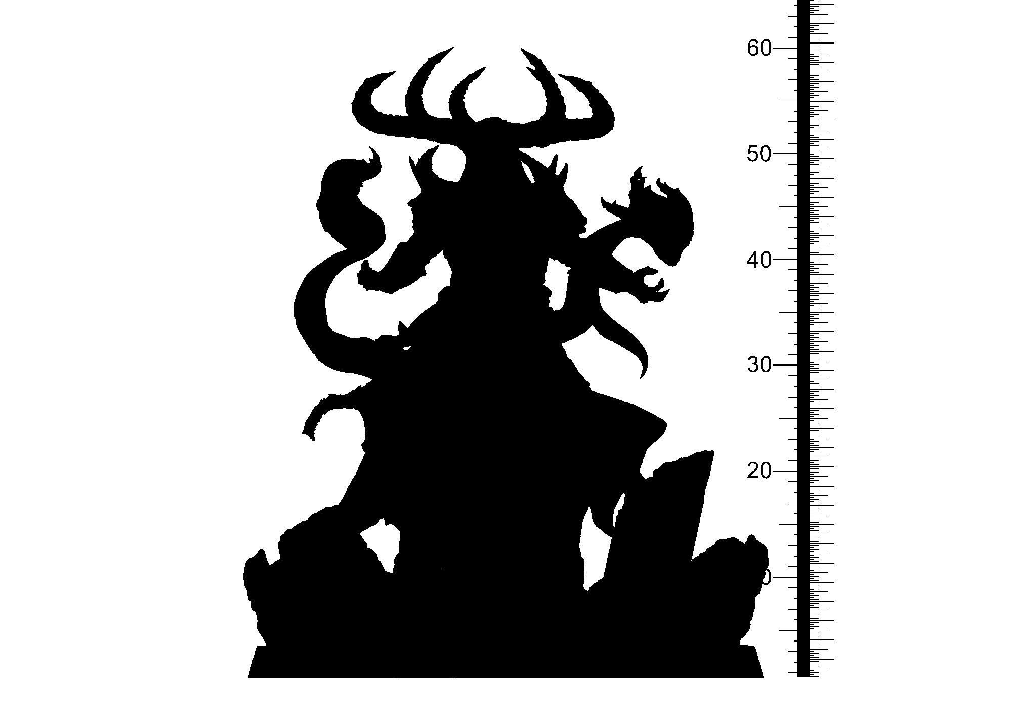 Fallen Angel Miniature | Lucifer Miniature | for D&D 5e