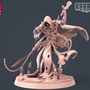 Death Alb Miniature | Wraith Miniature | Odöda Hord | STL Miniatures | 32 mm | för moderna bordsspel