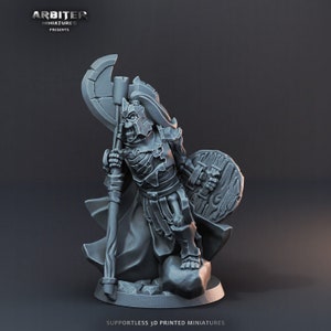 Skeleton Barbarian Miniature | Skeleton Barbarian Miniature | for D&D 5e, Pathfinder and other RPG&#39;s | 28mm
