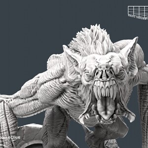 Dire Bat Miniature | Iconic Monster | for D&D 5e, Pathfinder, and Other ...