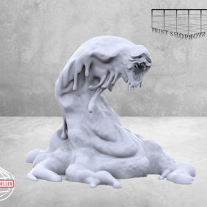Großer Schlick Miniatur | Big Ooze Miniature | Iconic Monsters | Tabletop RPGs like D&D or Pathfinder | 28mm