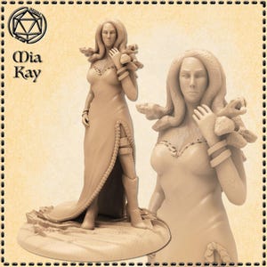 Medusa Miniature | Iconic Monsters | Tabletop RPGs like D&D or Pathfinder | 28mm