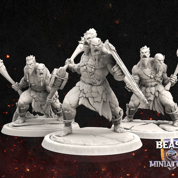 Ettin Miniature Dnd 5e Rpg Dsa - Etsy
