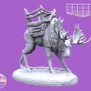 War Moose Miniature | Was Moose Miniature | Tabletop RPGs like D&D or Pathfinder | 28mm