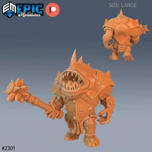 Miniatura del Colosso degli Inferi | Miniatura dell'Abominio | per D&D 5e, Pathfinder e altri giochi di ruolo | 28 mm | Miniature EPIC