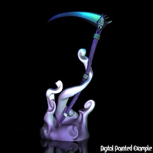 Weapon of Faith Scythe Miniature | Spiritual Weapon Scythe Miniature | Spell Effects | terrain | Tabletop RPGs like D&D or Pathfinder | 28mm