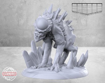Gothic Miniature | Nothic Abberation Figure | Iconic Monsters | Underdark Encounters | Tabletop RPGs like D&D or Pathfinder | 28mm
