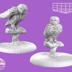 Miniatura Sowy | Miniatura Sowy | Bestia do gier RPG, takich jak D&D czy Pathfinder | 28 mm