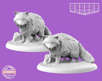 Waschbär Miniatur | Racoon Miniature | Beast for RPGs like D&D or Pathfinder | 28mm
