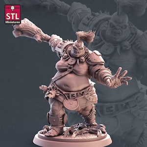 Miniatura de gigante de las colinas | Miniatura de gigante de las colinas | Monstruos icónicos | Juegos de rol de mesa como D&D o Pathfinder