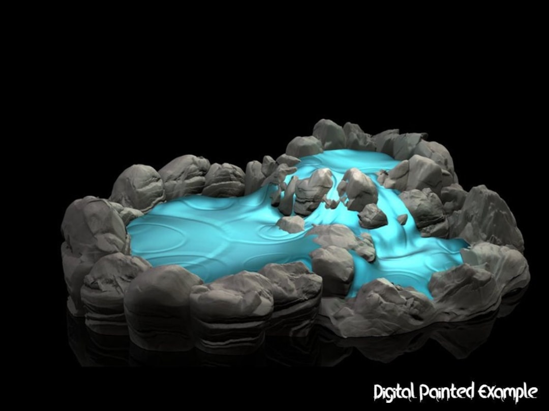 Hot Spring Miniature | Hot Springs Miniature | Terrain | Tabletop Rpgs ...
