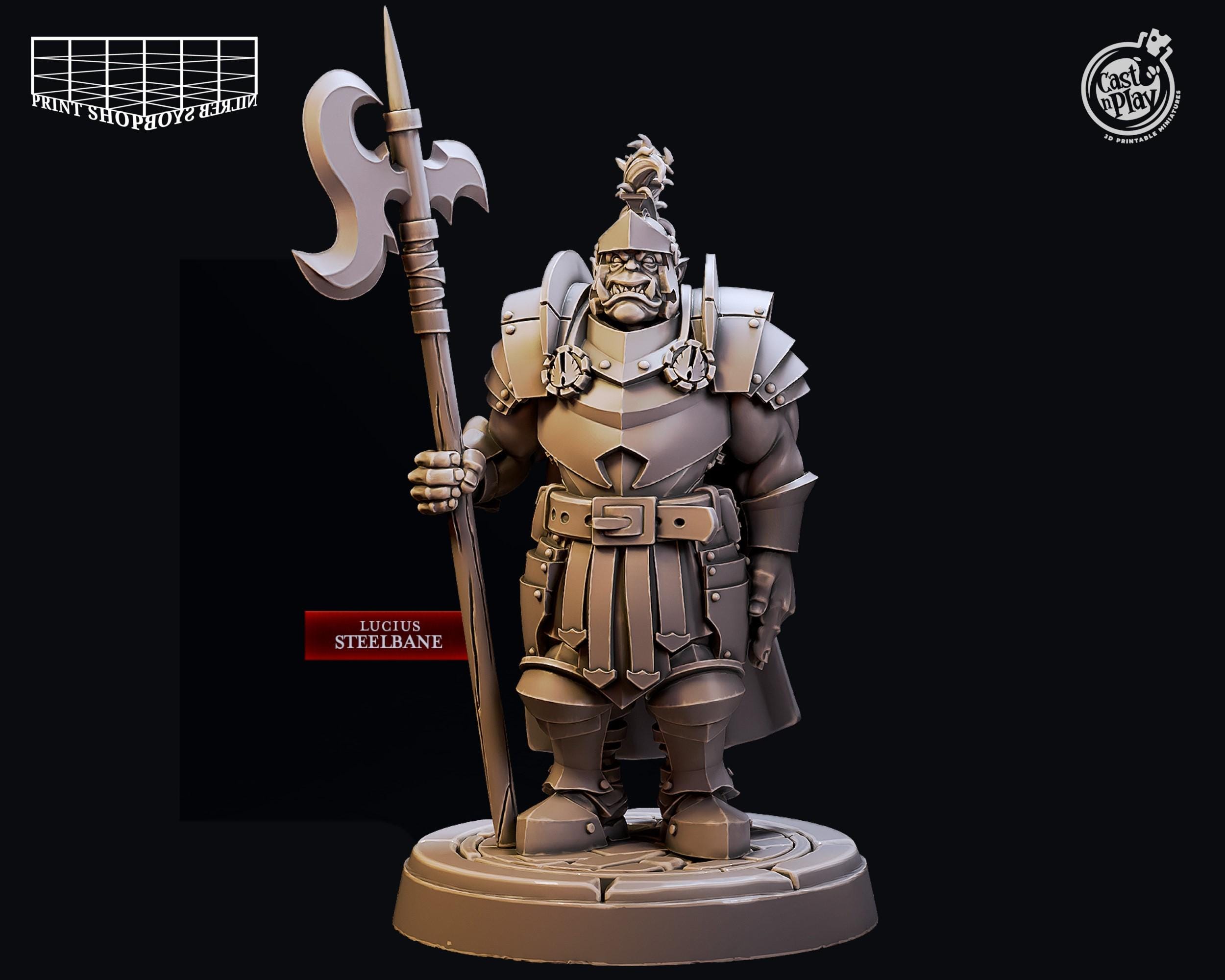 Pathfindere Guard Main Gate Guards Miniature Set | Fantasy City Guard Custodians Figure ...