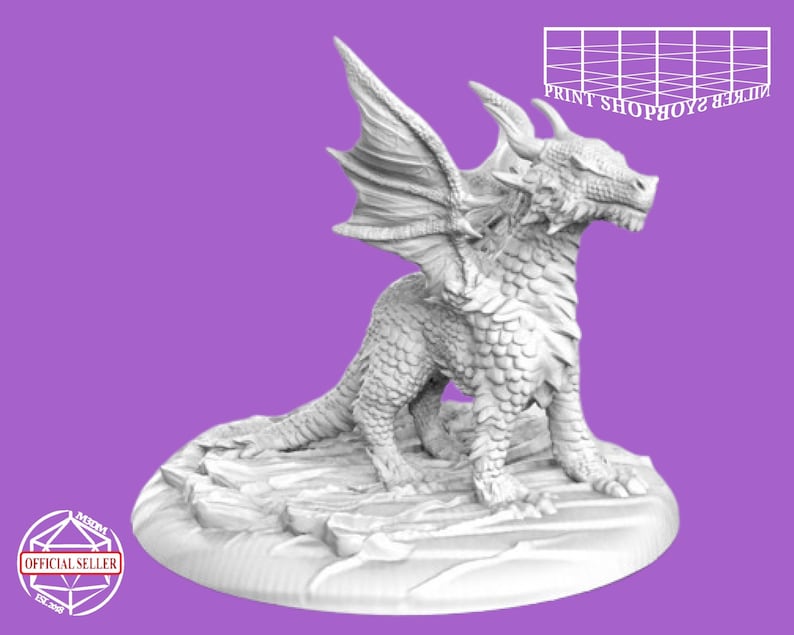 Little Dragon Miniature | Dragon Miniature | Beast for Tabletop Rpgs ...