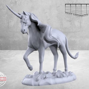Miniatura di unicorno | Miniatura di unicorno | Mostri iconici | Giochi di ruolo da tavolo come D&D o Pathfinder | 28 mm