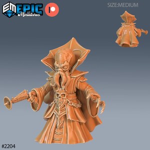 Miniatura de gnomo de Starspawn | Miniatura de gnomo mental | para D&D 5e, Pathfinder y otros juegos de rol | 28 mm | EPIC Miniatures