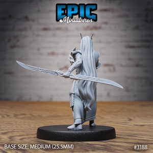Elf Dragon Cultist Fighter Miniature Eleven Dragonclaw Thieve for D&amp;D ...