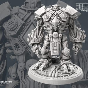 Miniature de robot de combat | Figurine de robot artificier Gnome | Monstres | Construire une rencontre | pour D&D 5e, Pathfinder et autres RPG | 32mm | 75mm