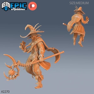 Dark Magician Miniature | Dark Magician Miniature | for D&D 5e, Pathfinder and other RPG's | 28mm | EPIC Miniatures